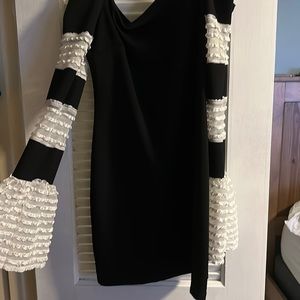 NWT DO+BE black and white dress size M